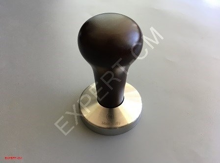 Темпер ESSENTIAL (сталь) із дер. ручкою (темно-коричневий) d53мм