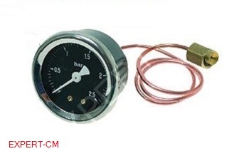 Манометр VIBIEMME d49мм 1х шкала 0-2,5бар, 1/8"
