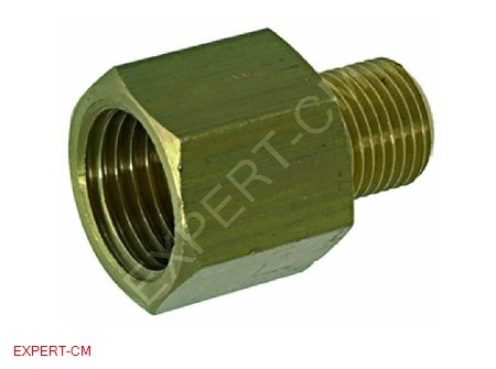 Фітинг-прямий (латунь) 1/4"внут-1/8".зовніш.