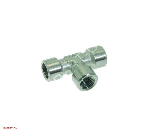 Фітинг-трійник Т-подібний (латунь) 1/8"Ф - 1/8"Ф - 1/8"Ф