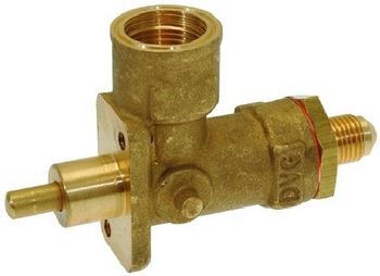 Кран пар/вода для FAEMA серії E91, DUE, 1/4", М20х1,5