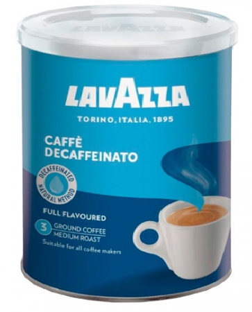 Кава LAVAZZA CAFFE DECAFFEINATO мелена з/б 250 г