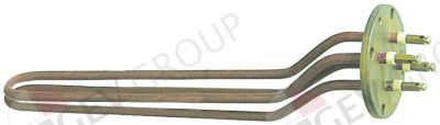 ТЕН 3300/3800Вт 230В 2х контуру 4відп. L350 mm