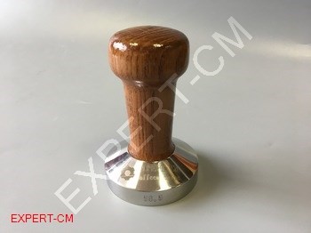 Темпер сталь із коричневою ручкою (дерево) d58,5мм EXPERT-CM