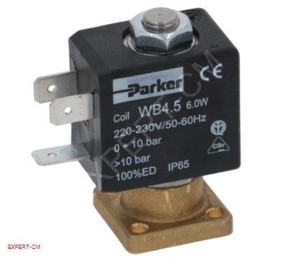 Соленоїдний клапан PARKER 2х поз. з котушкою WB4,5 6W 220/230В 50/60 Гц