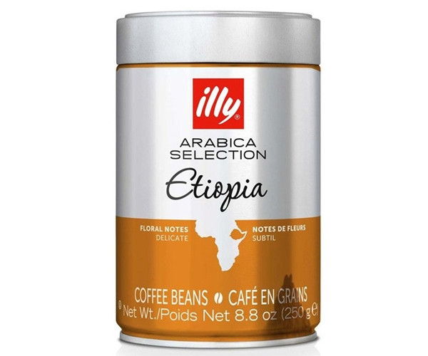 Кава ILLY ETHIOPIA в зернах з/б, 250г