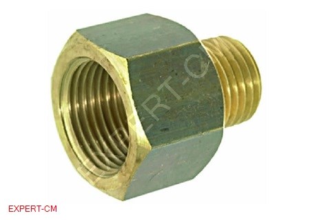 Фітинг прямий (латунь) 1/4''M-3/8''F