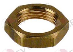 Гайка (латунь) 3/8" h6мм