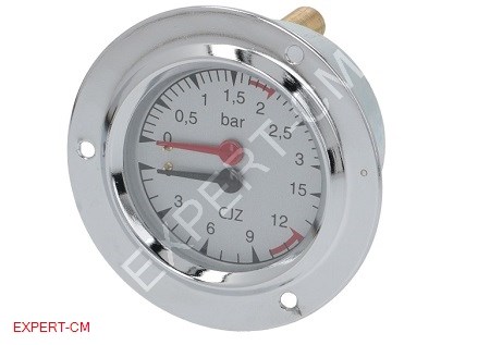 Манометр SANREMO d58мм 2х шкала 0-3бар/0-15бар 1/8"