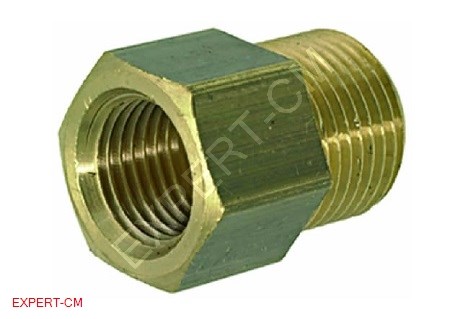 Фітинг-прямий (латунь) 3/8"M-1/4"F