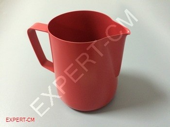 Пітчер для молока 0.6л Червоний PTFE покриття