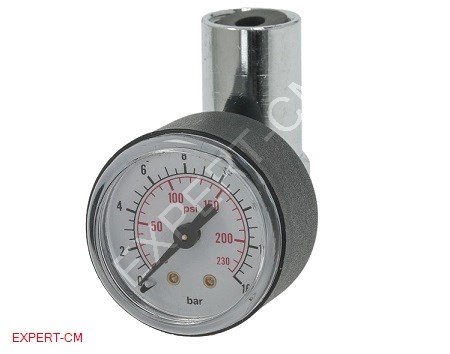 Манометр для холдера (контрольний) d40мм, 0-16бар ø 3/8"