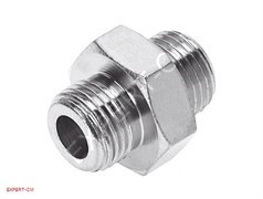 Фітинг нікельований 1/8"M-1/4"M