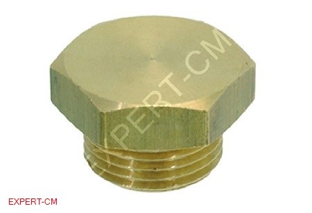 Заглушка (латунь) 3/8" L14мм