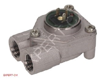 Витратомір (флоуметр) GICAR (сталь) 1/4" з LED, роз'єм NSF