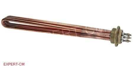 ТЕН SANREMO 2700Вт 380В 3 контур d1"1/4 L325мм
