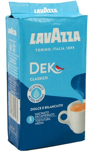 Кава Lavazza Dek мелена 250 г