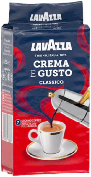Lavazza Crema e Gusto мелена 250 г