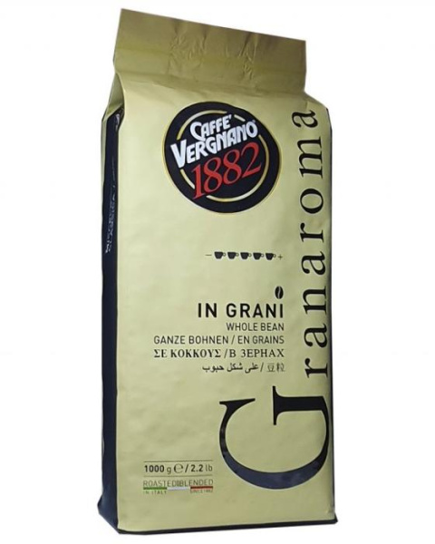 Кава Vergnano Gran Aroma у зернах 1 кг