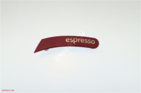 Заглушка лицьової панелі Rancilio EPOCA червона